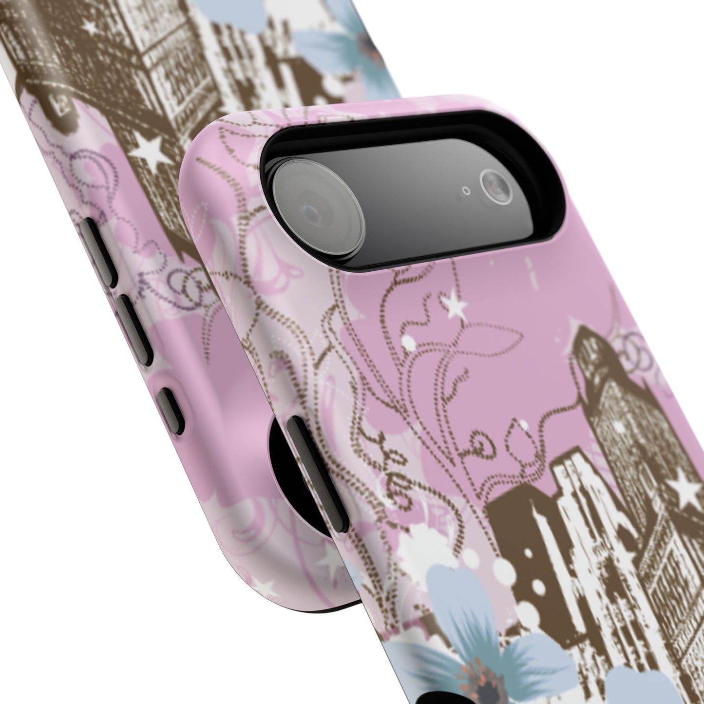 Purple City Tough iPhone Case