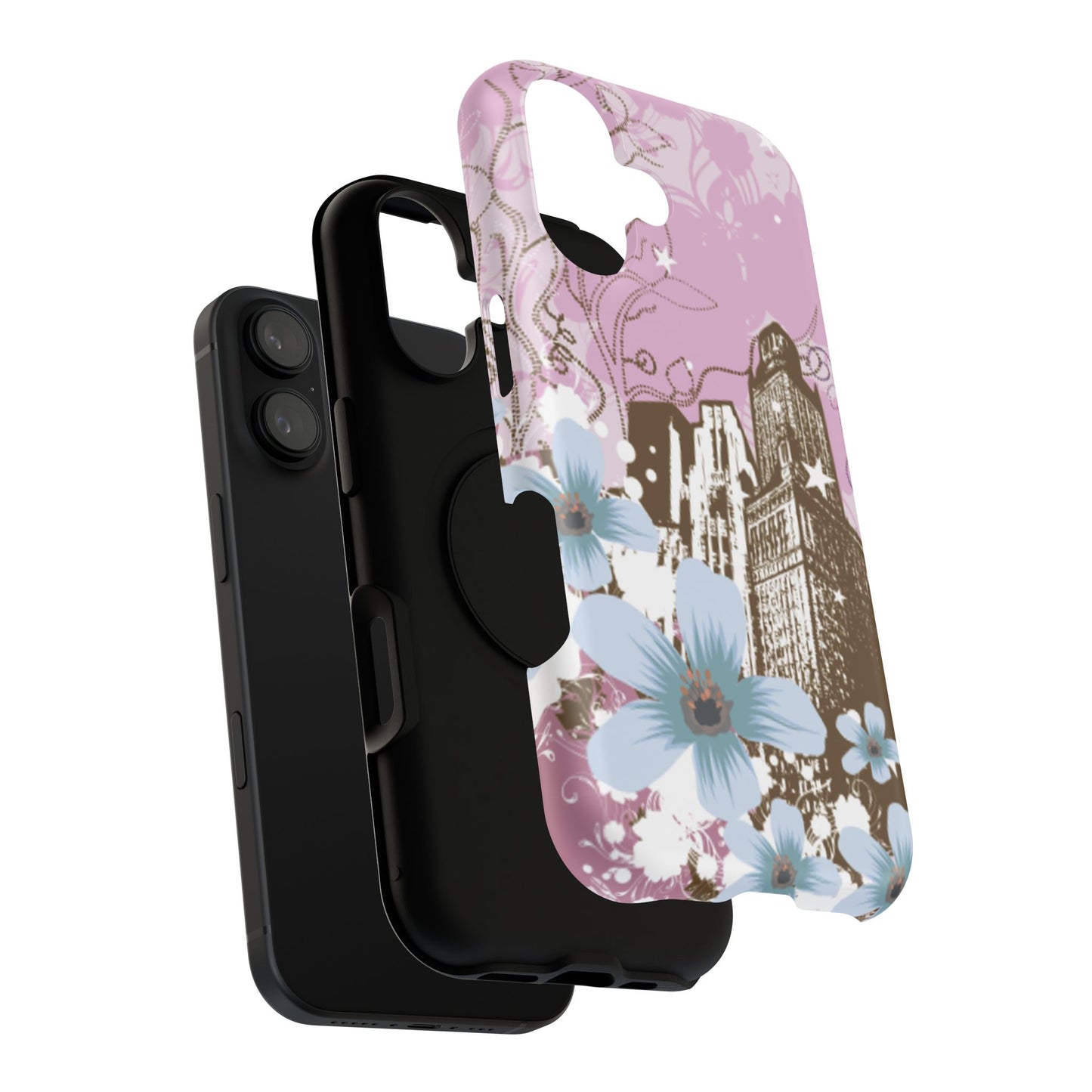 Purple City Tough iPhone Case