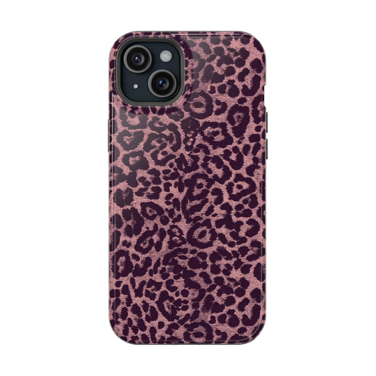 Purple Leopard MagSafe Tough iPhone Case