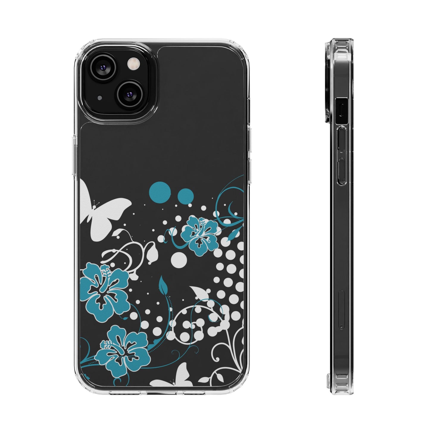 Ocean Bloom Clear Phone Case