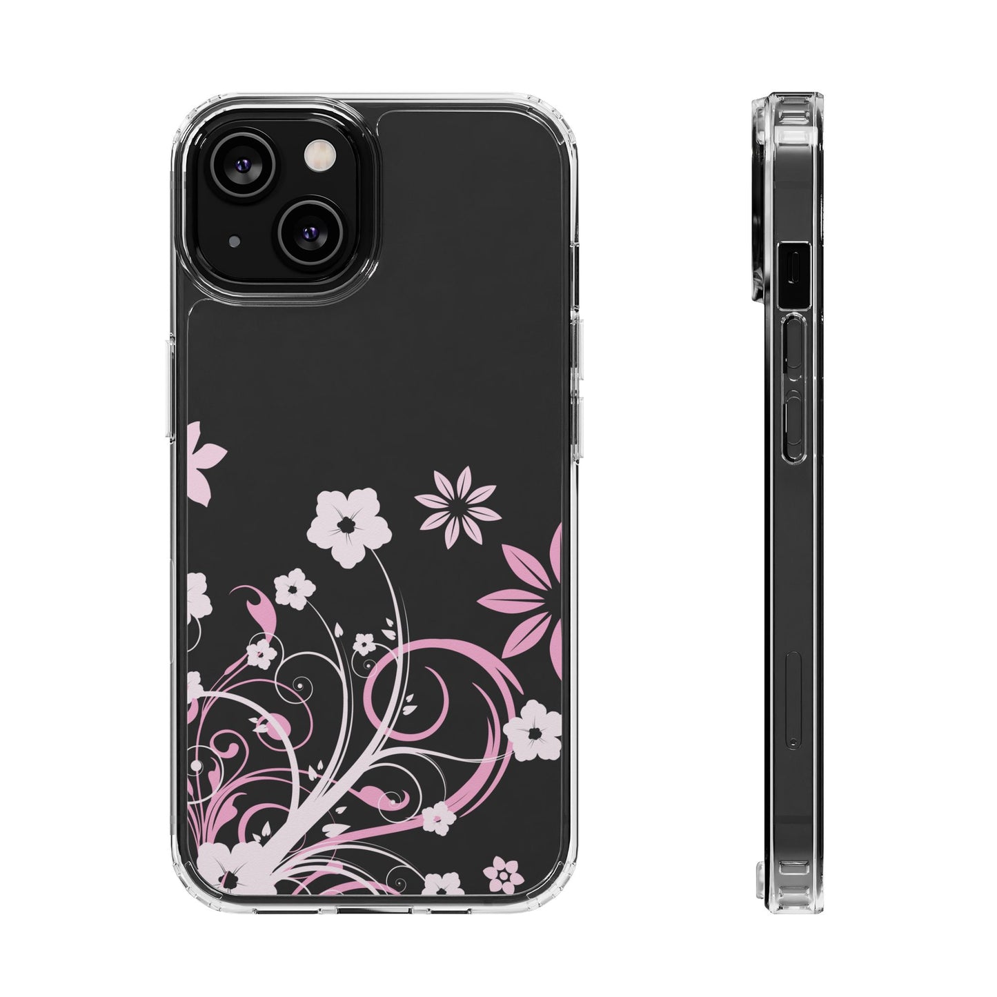 Rose Clear Phone Case