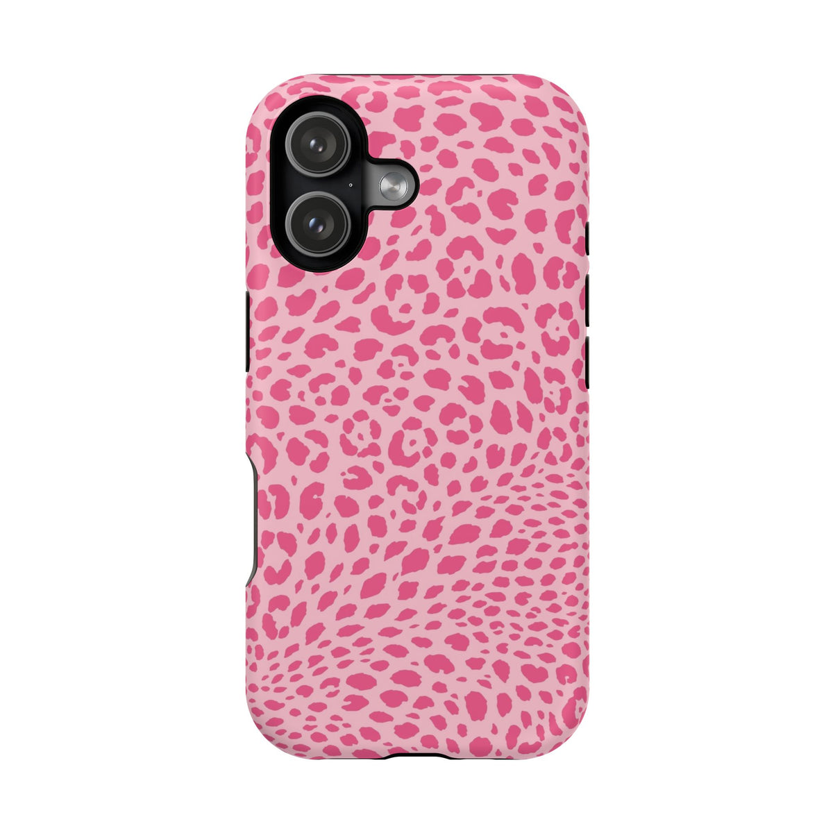 Light Pink Leopard MagSafe Tough iPhone Case