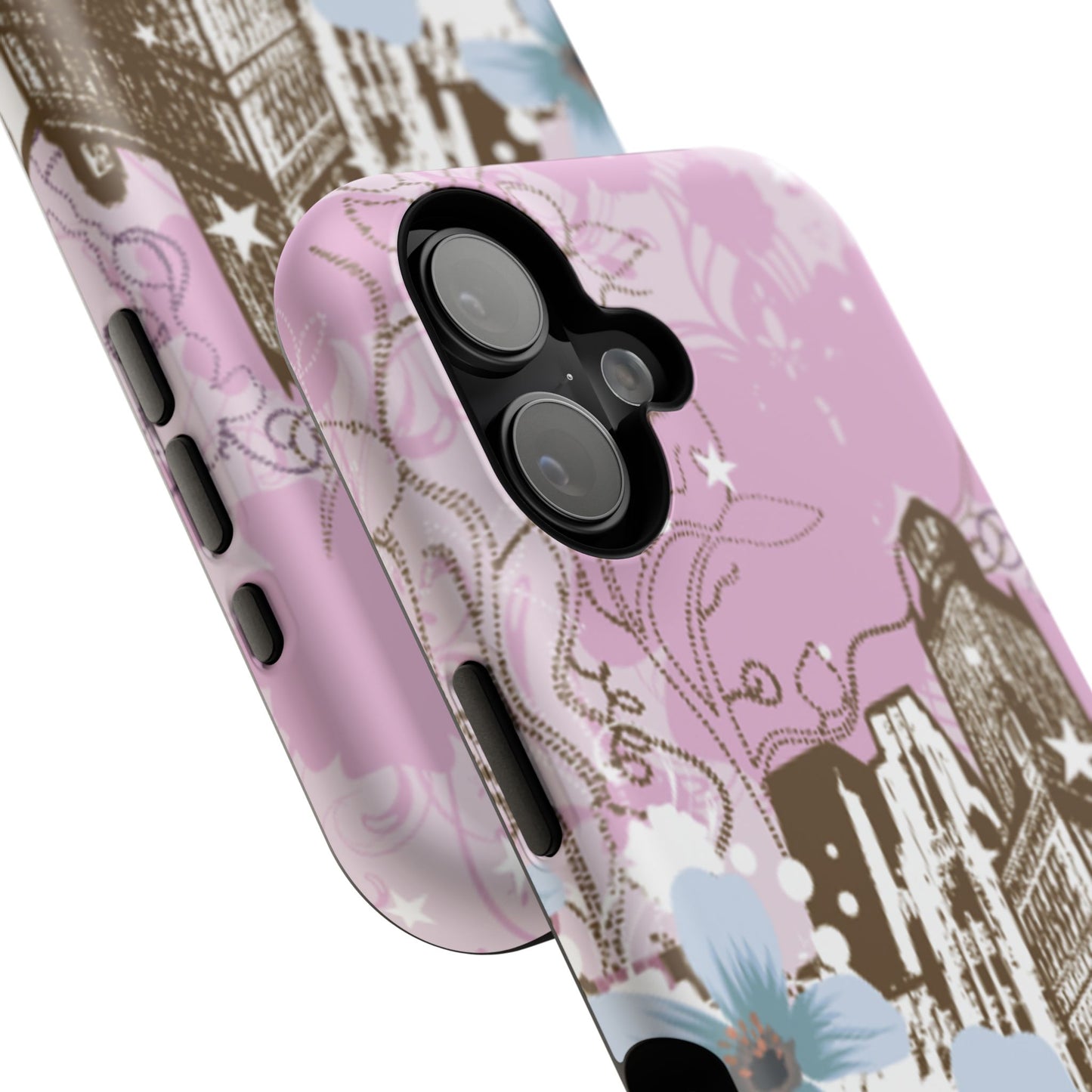 Purple City Tough iPhone Case