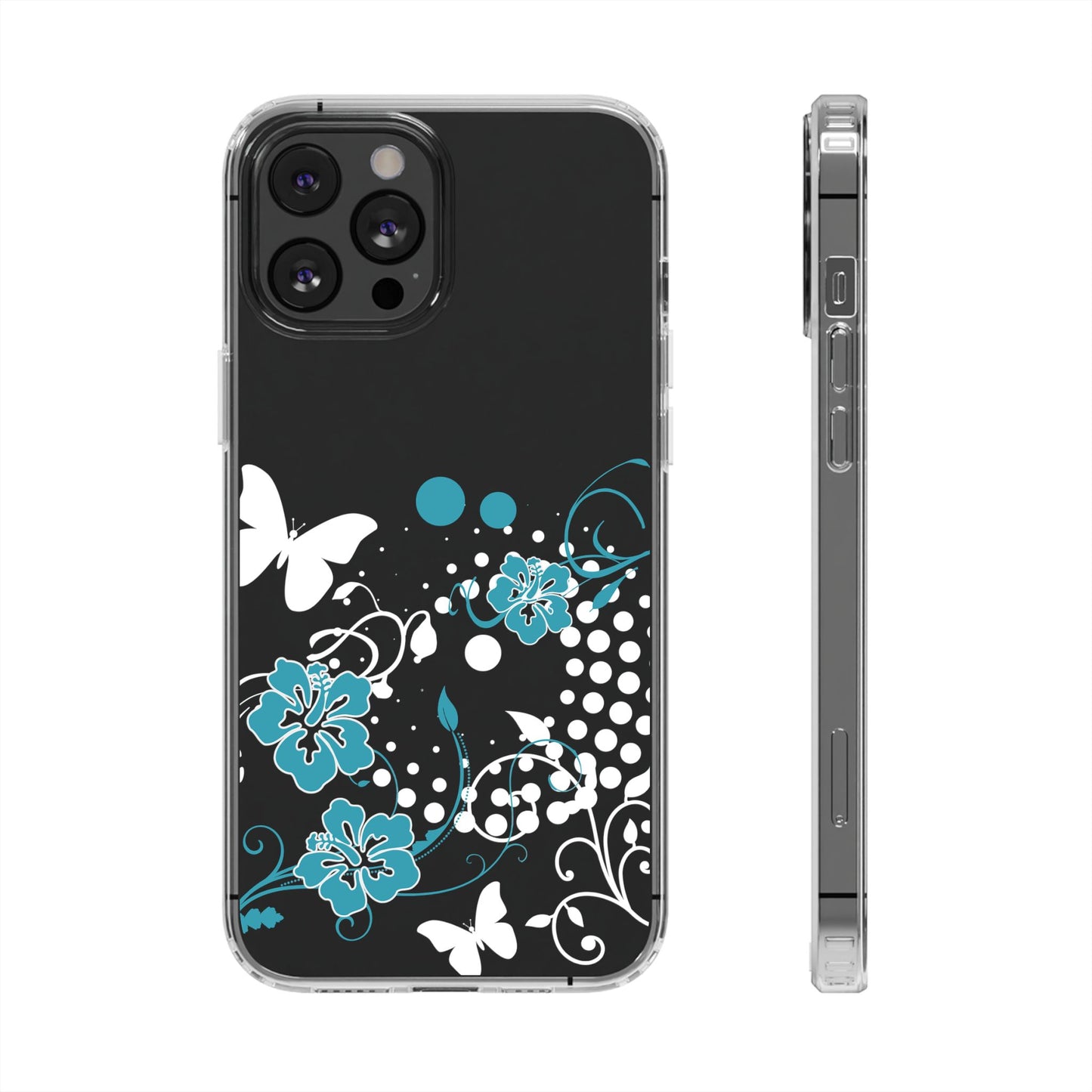 Ocean Bloom Clear Phone Case