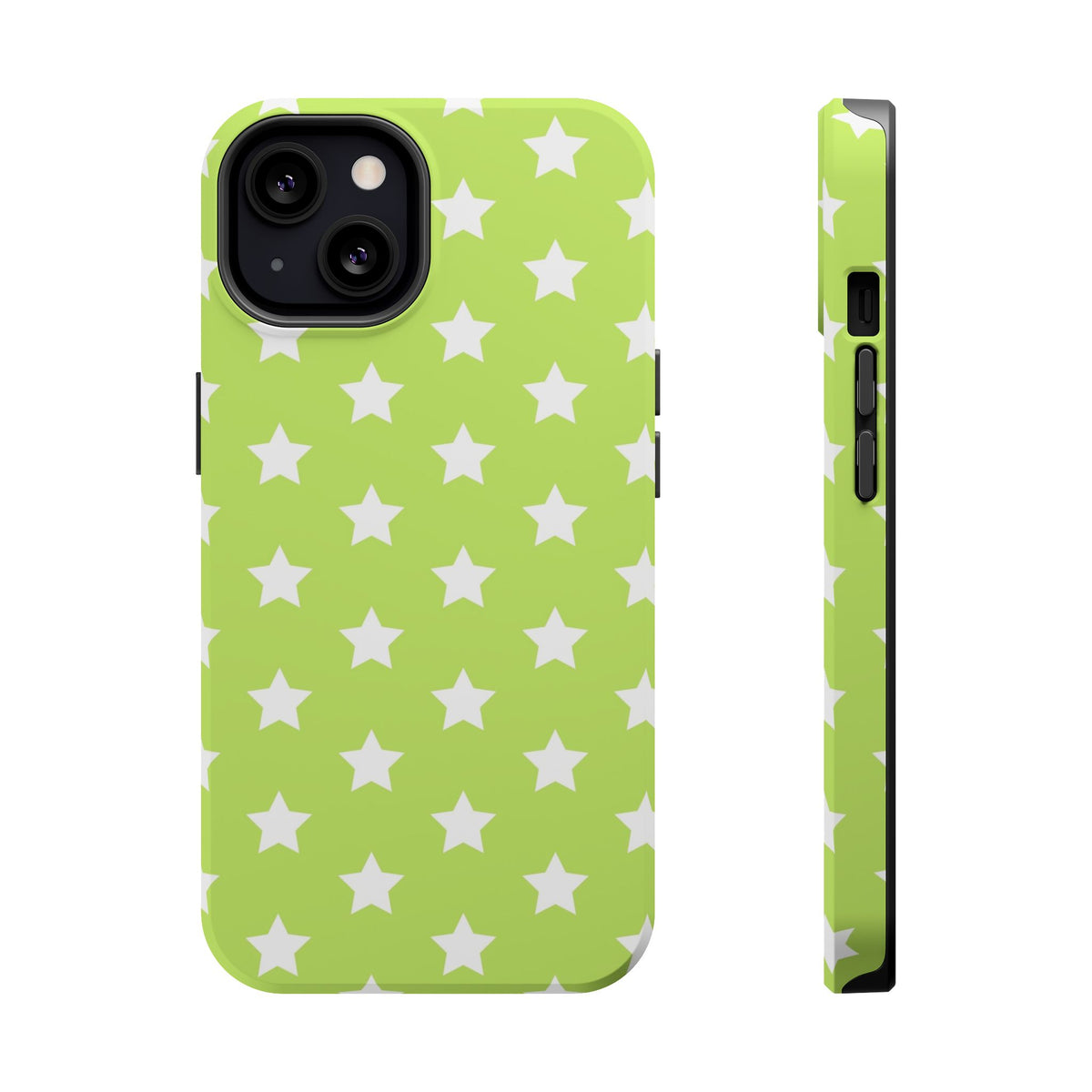 Green Stars MagSafe Tough iPhone Case