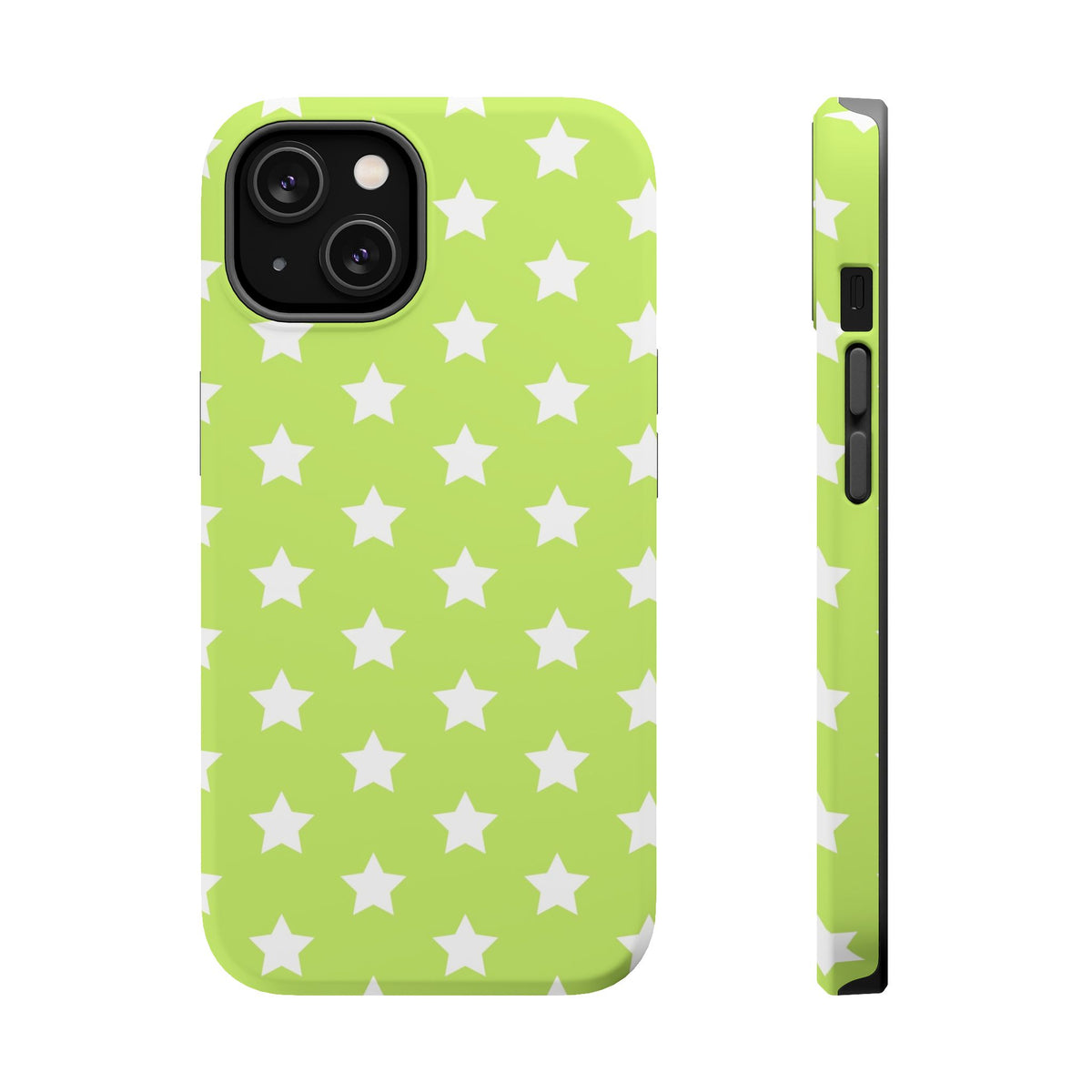 Green Stars MagSafe Tough iPhone Case