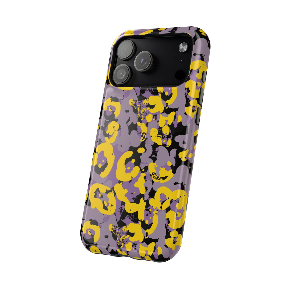 Yellow Leopard MagSafe Tough iPhone Case