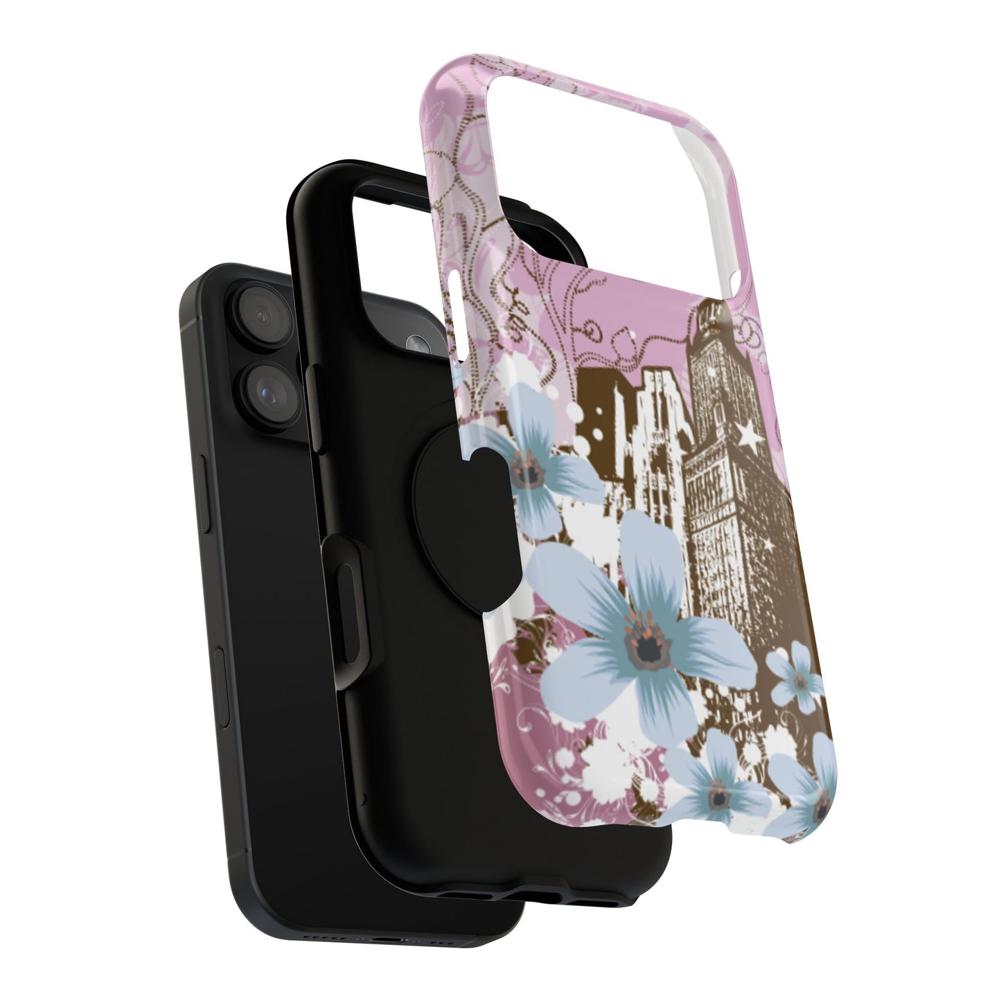 Purple City Tough iPhone Case