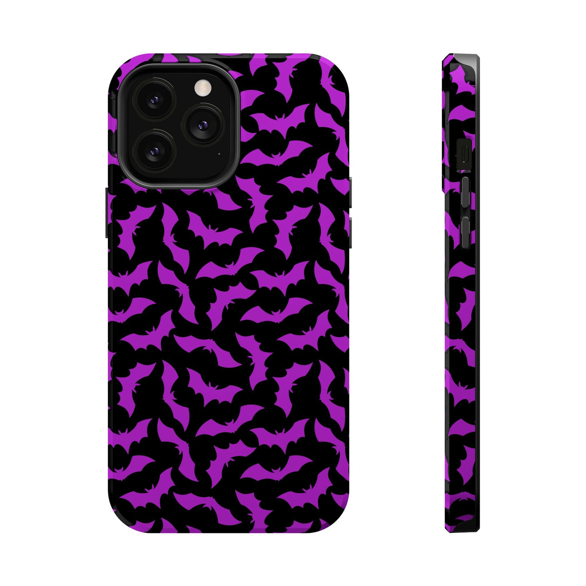 Purple Bats MagSafe Tough iPhone Case