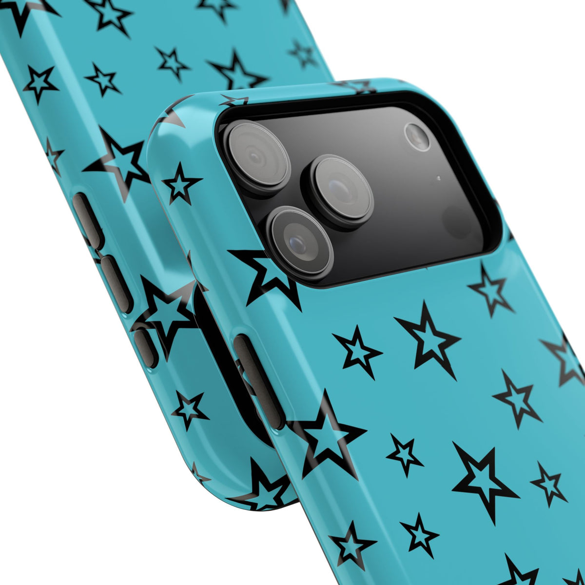 Turquoise Stars MagSafe Tough iPhone Case