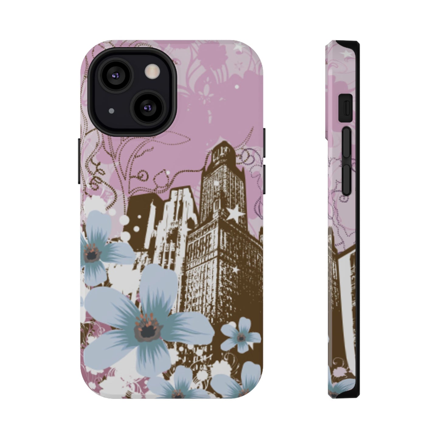 Purple City Tough iPhone Case