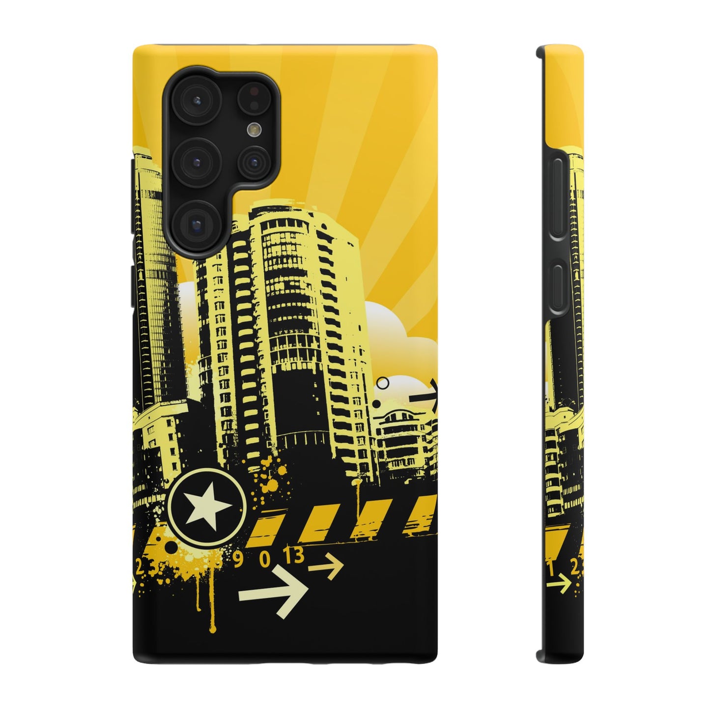 Yellow City Tough Samsung Case