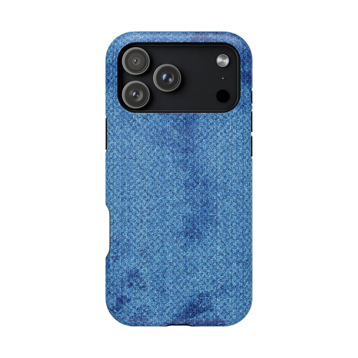 Blue Denim MagSafe Tough iPhone Case
