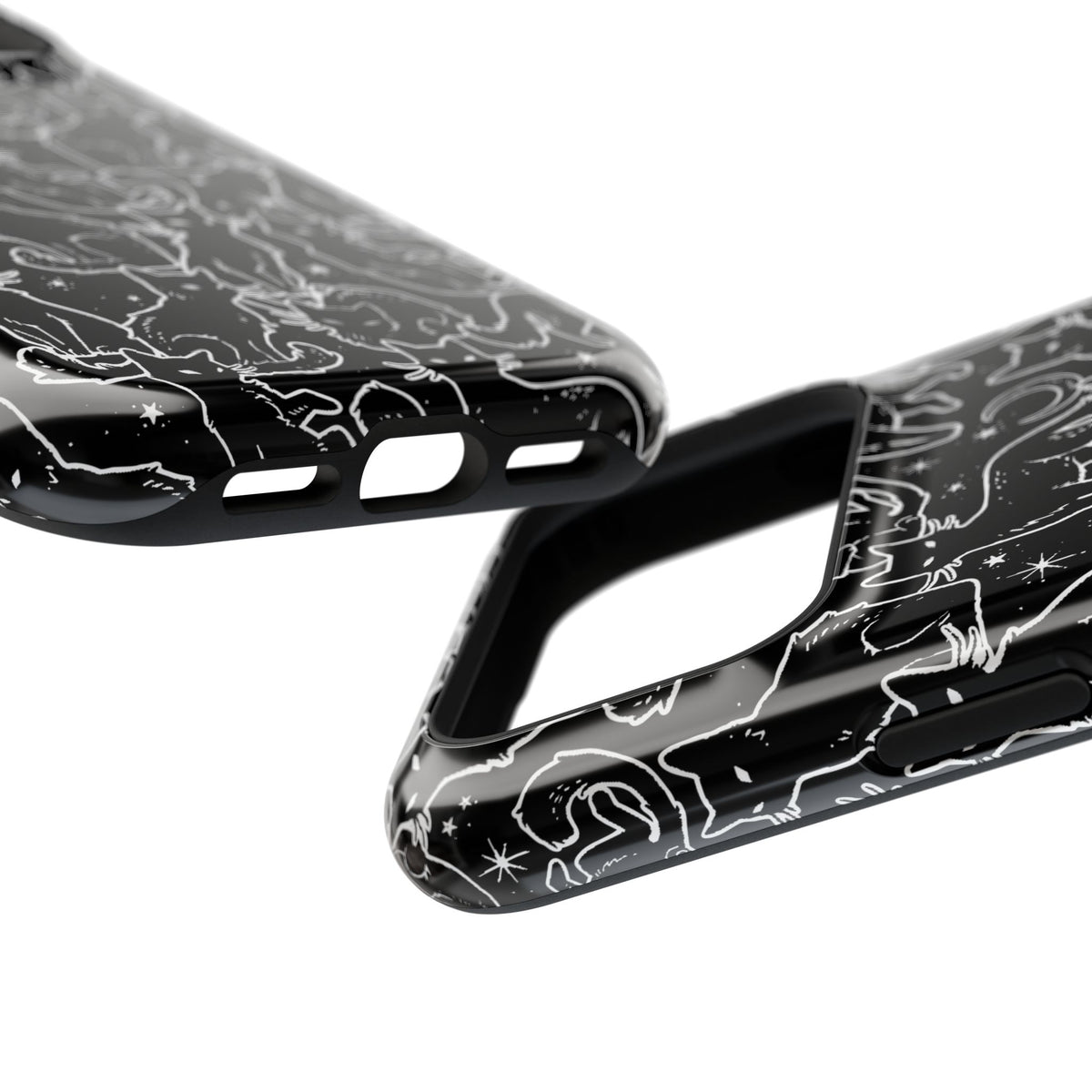Black Cats MagSafe Tough iPhone Case