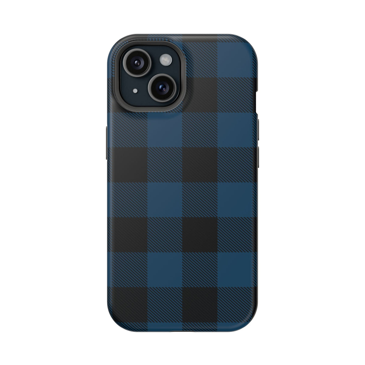 Blue Flannel MagSafe Tough iPhone Case