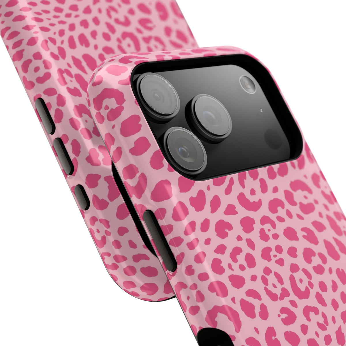 Light Pink Leopard MagSafe Tough iPhone Case