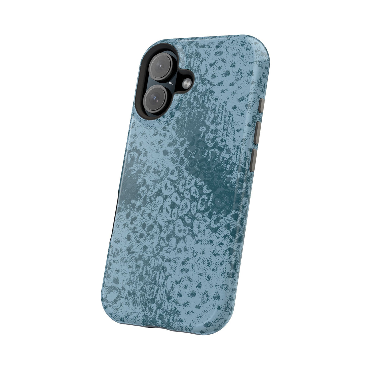 Blue Leopard MagSafe Tough iPhone Case