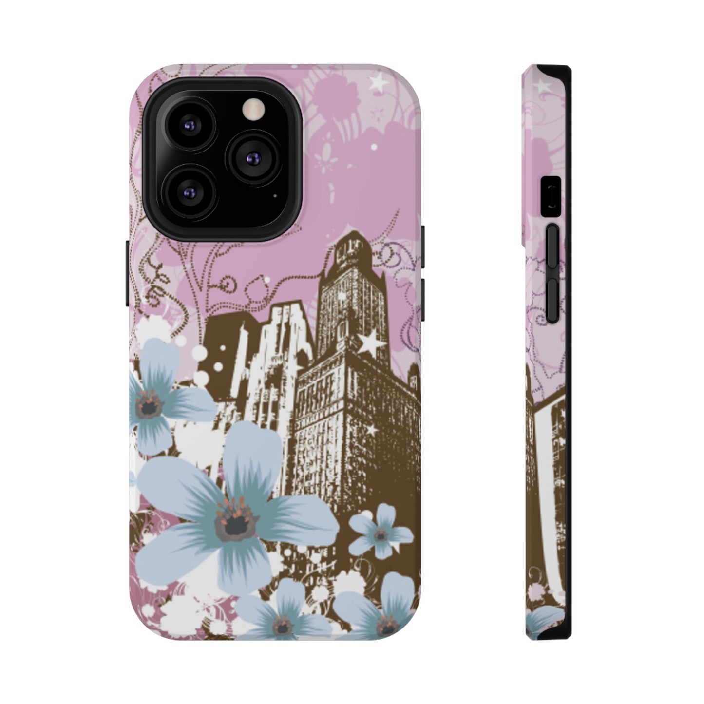 Purple City Tough iPhone Case