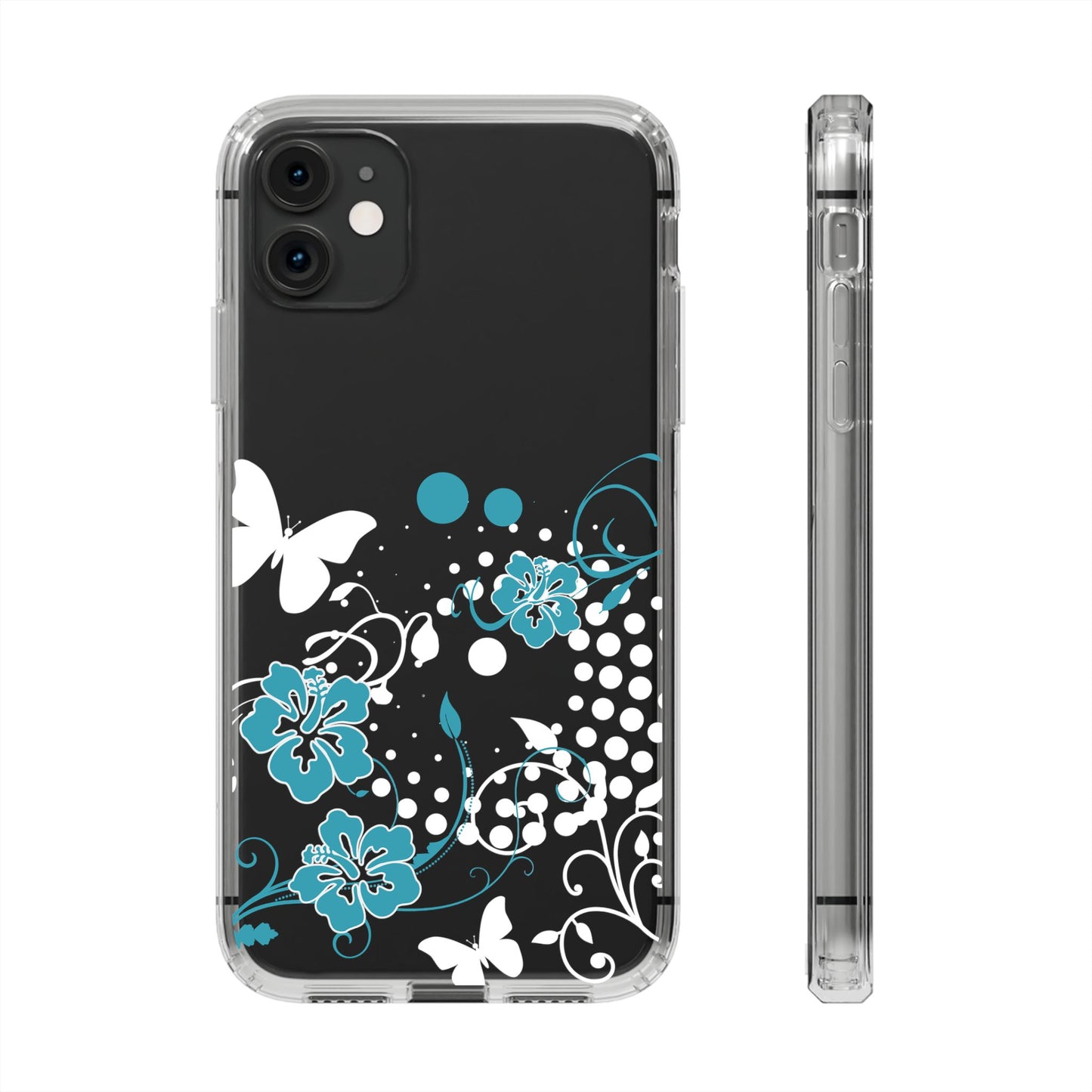 Ocean Bloom Clear Phone Case