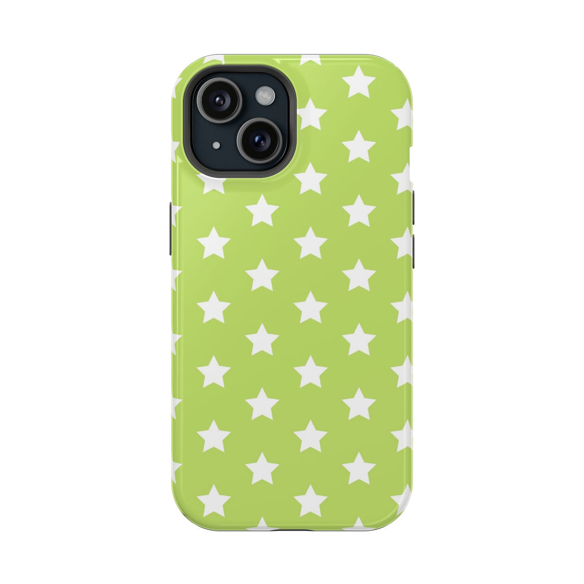 Green Stars MagSafe Tough iPhone Case