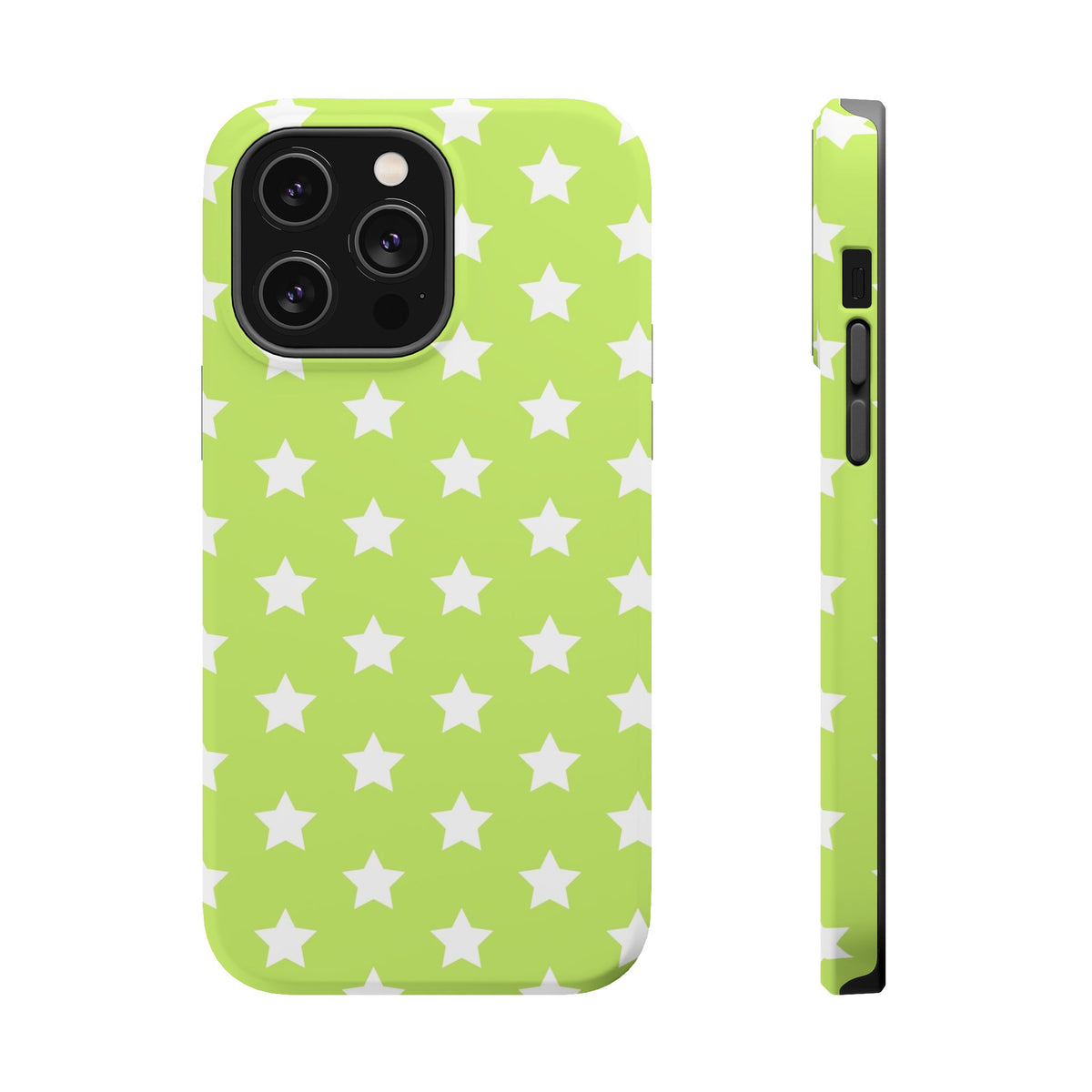 Green Stars MagSafe Tough iPhone Case