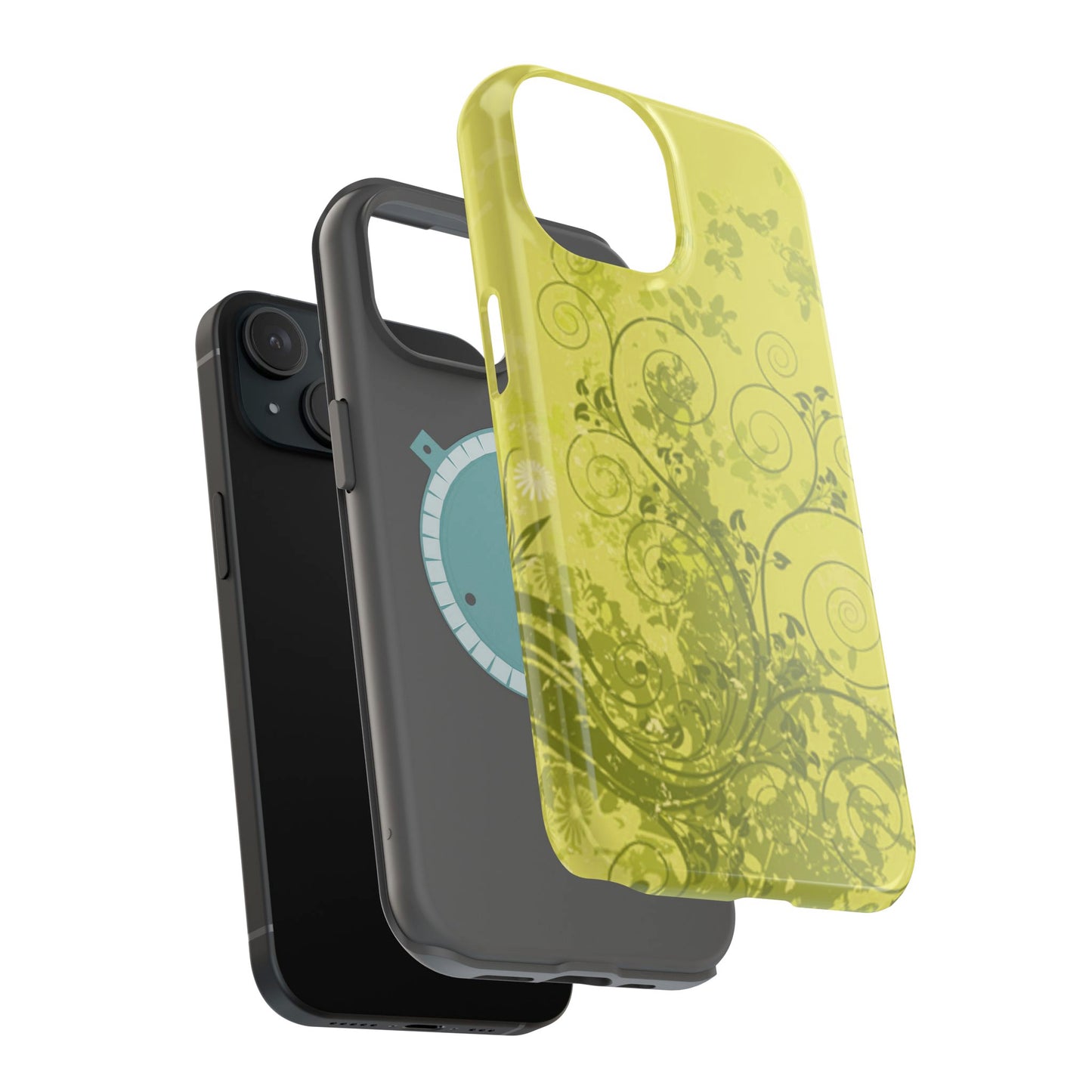 Green Bloom Tough iPhone Case