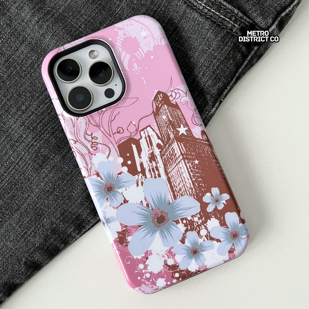 Purple City Tough iPhone Case