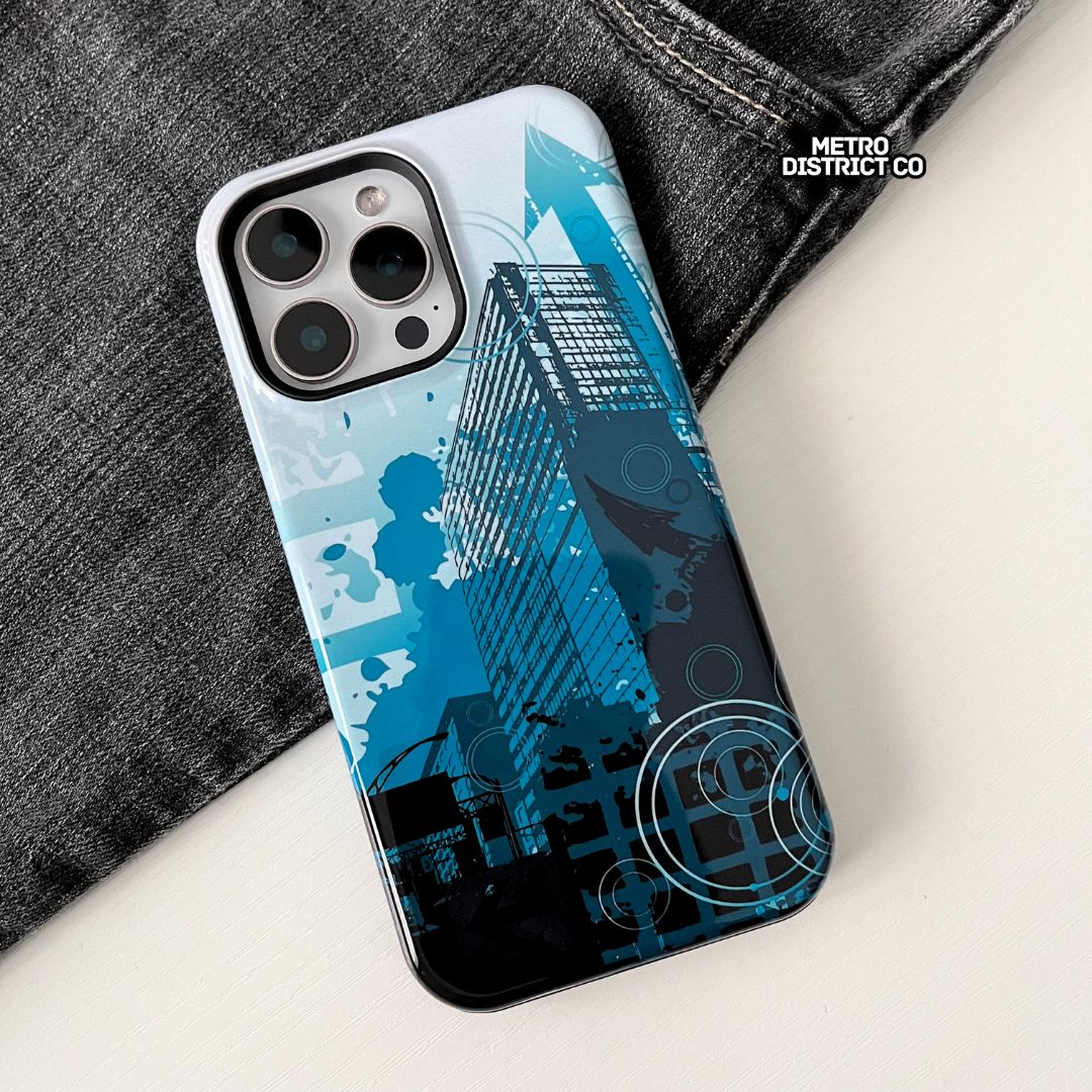City Blue Tough iPhone Case