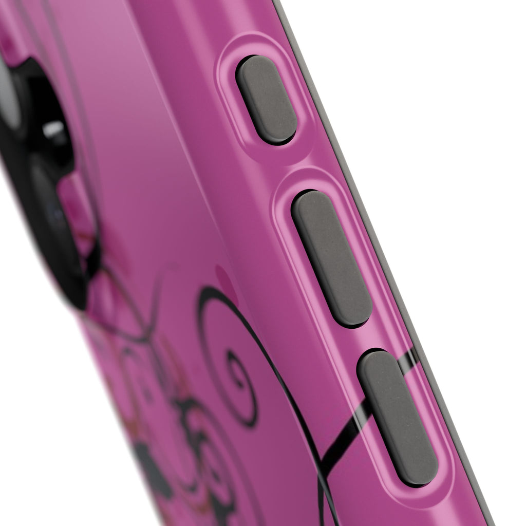 Midnight Petals Tough iPhone Case