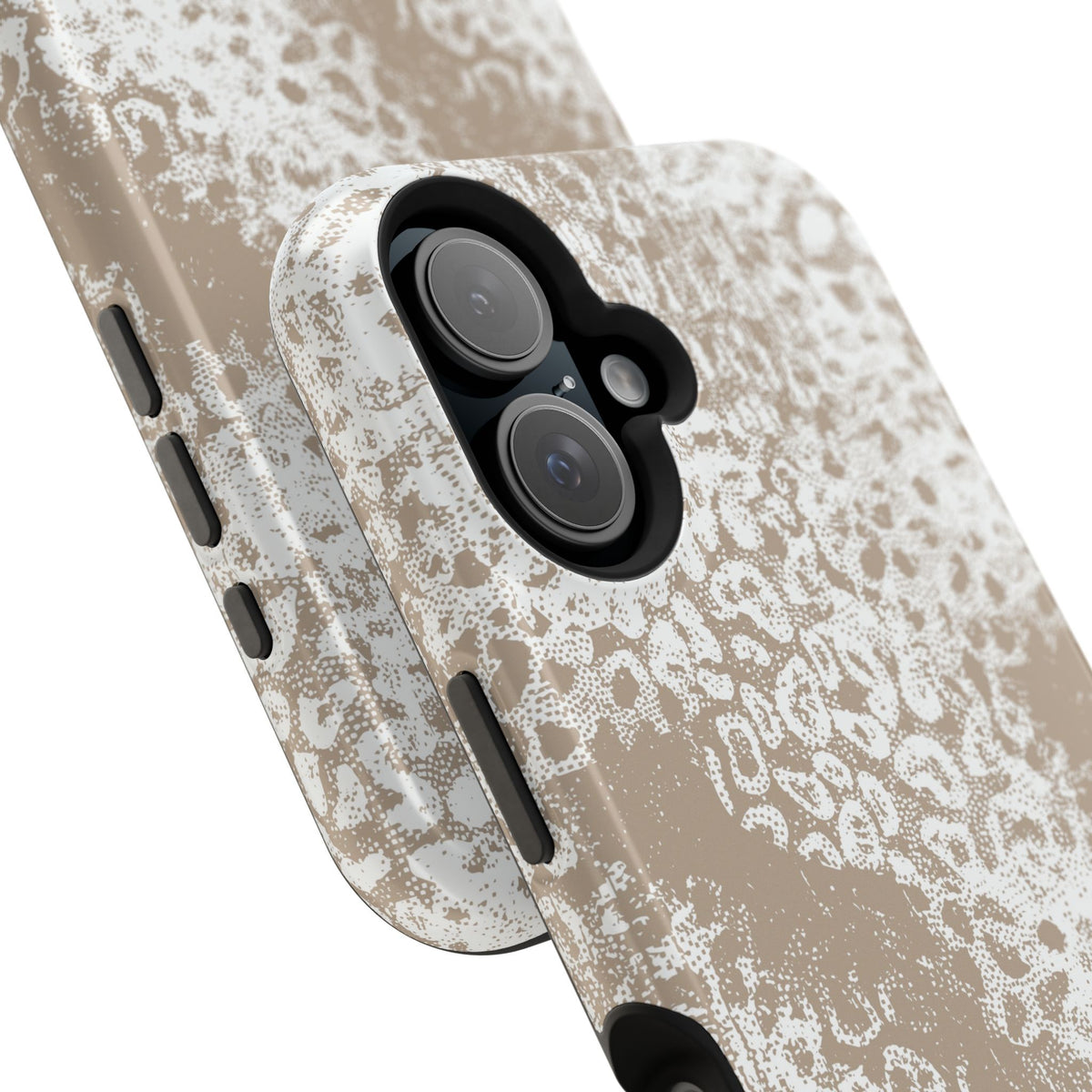 White Leopard MagSafe Tough iPhone Case