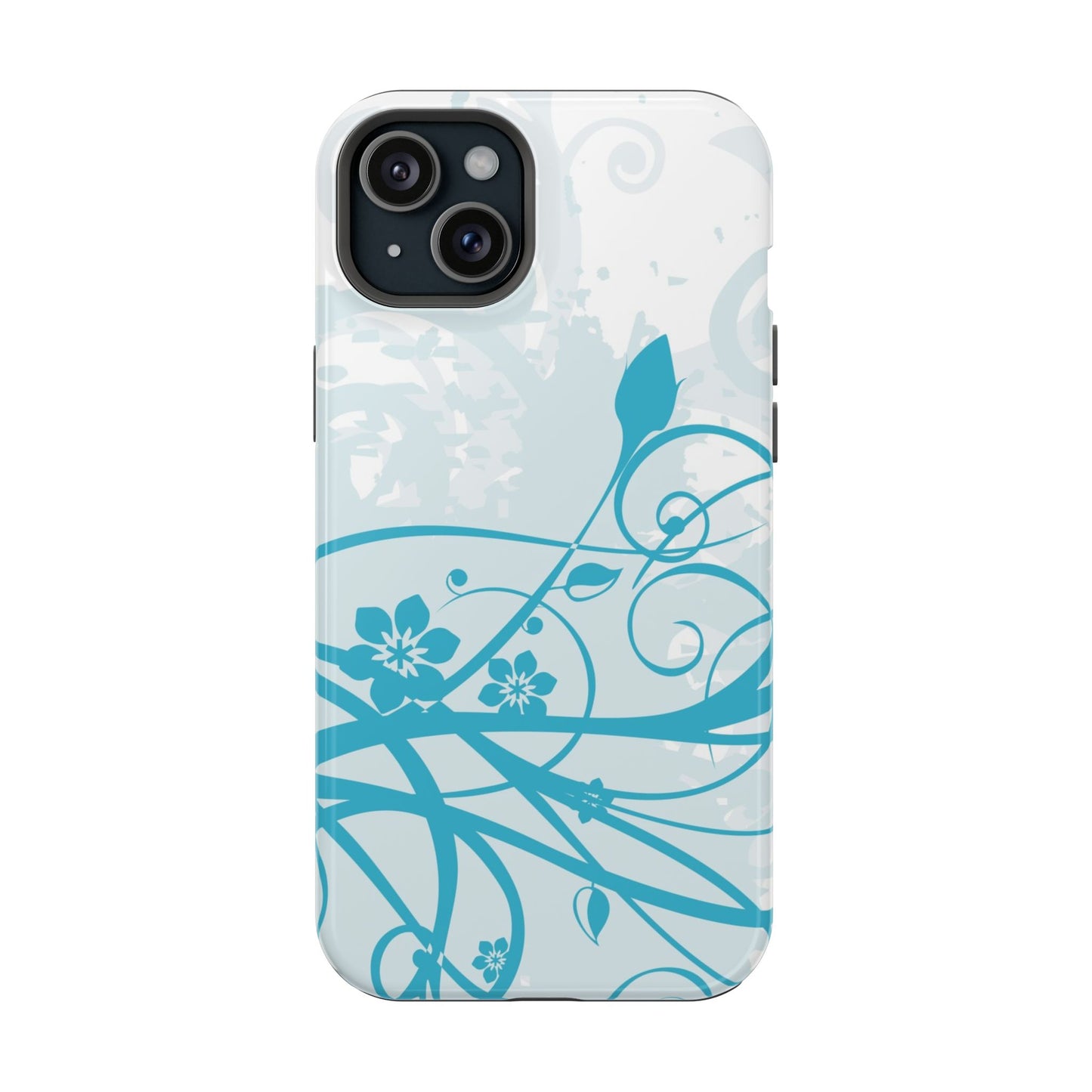 Blue Bloom Tough iPhone Case