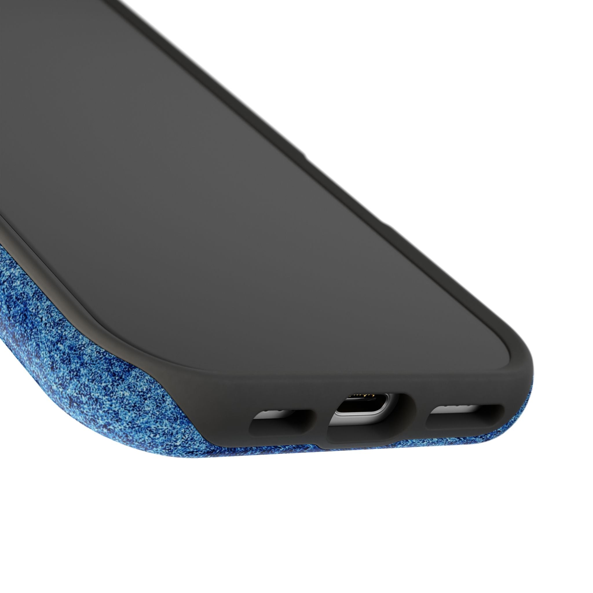 Blue Denim Tough iPhone Case