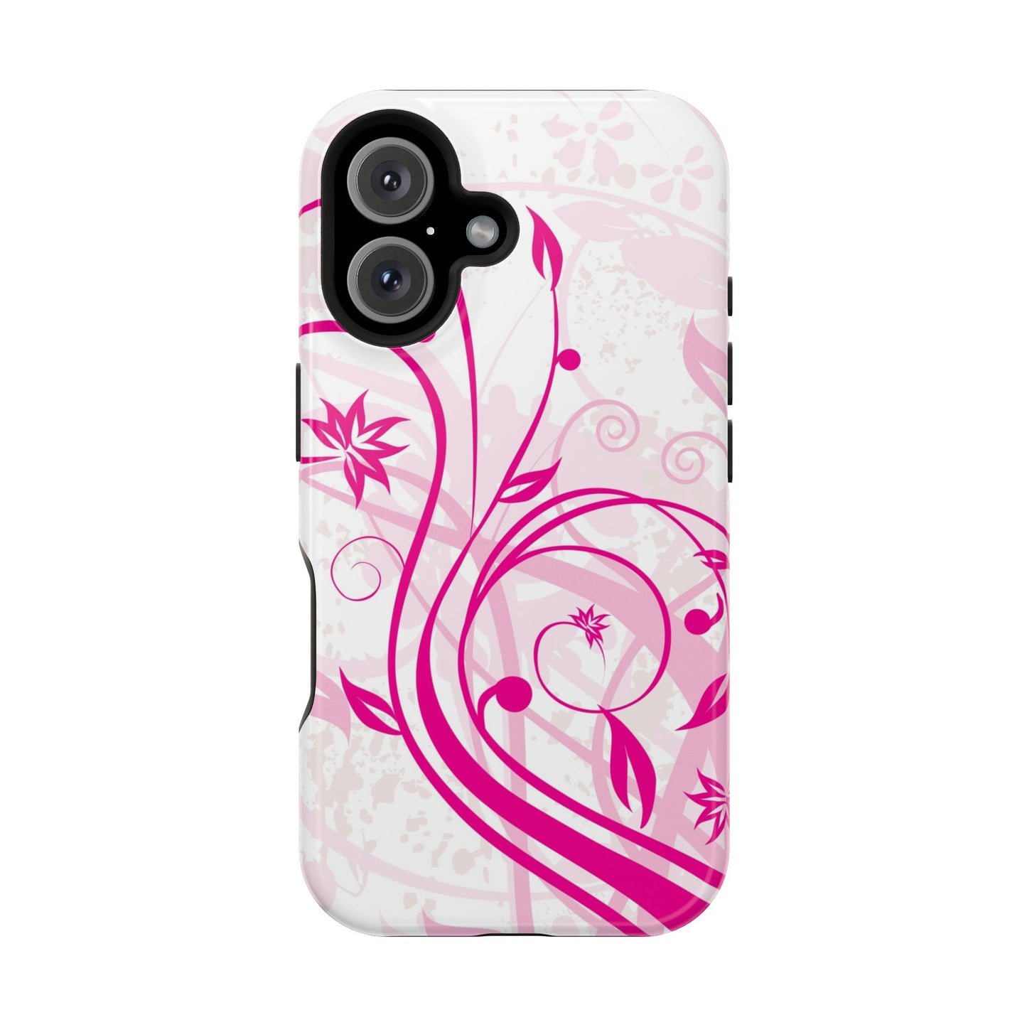 Flora Fuchsia Tough iPhone Case