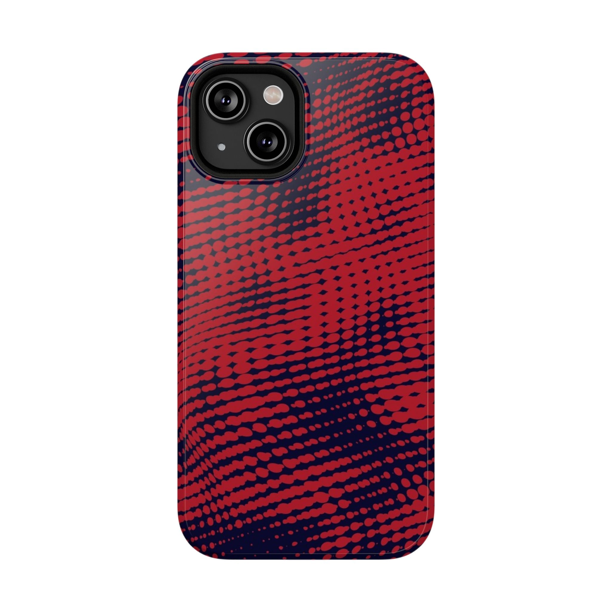 Red Static Tough iPhone Case
