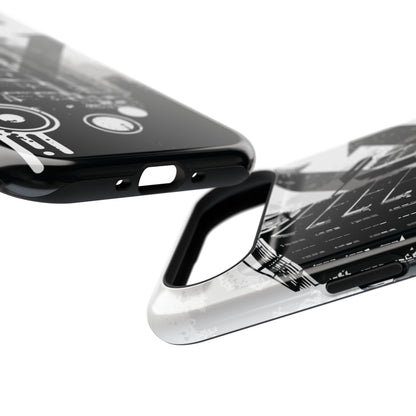 Monochrome City Tough iPhone Case