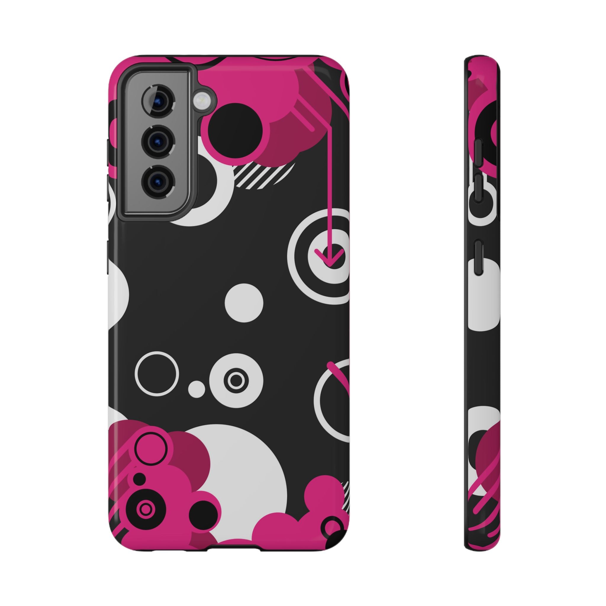Pink Arrow Tough Samsung Case