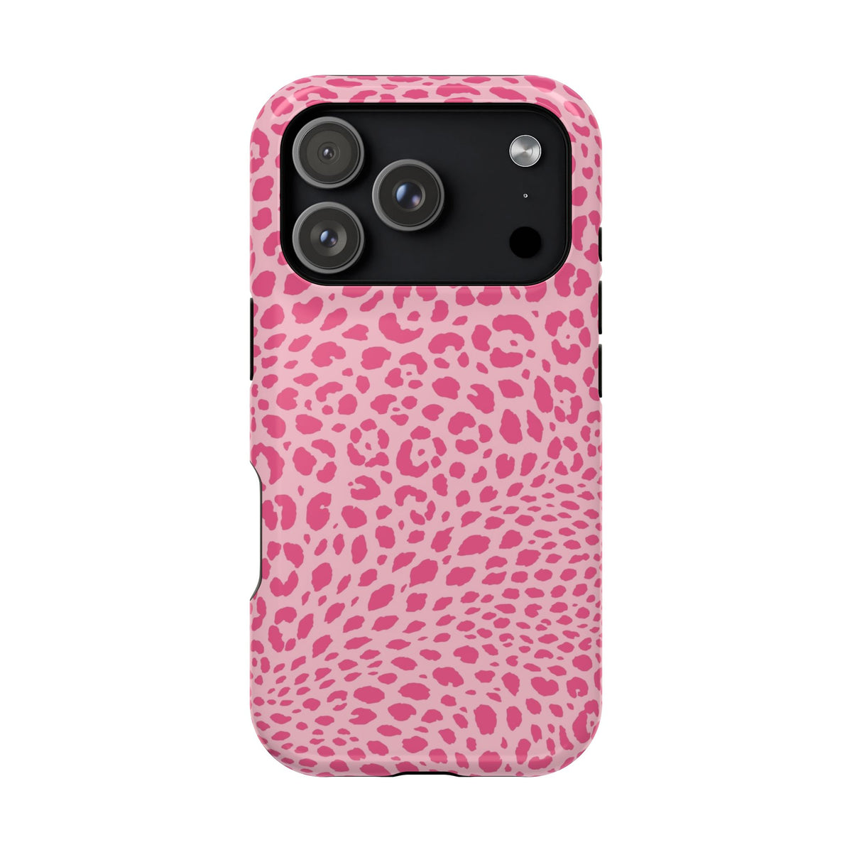Light Pink Leopard MagSafe Tough iPhone Case