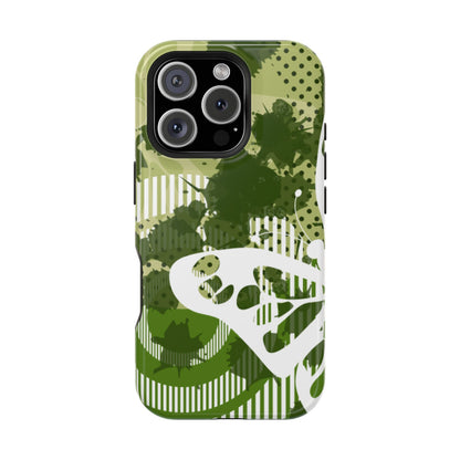 Green Echo Tough iPhone Case