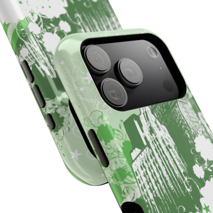 Green City Tough iPhone Case