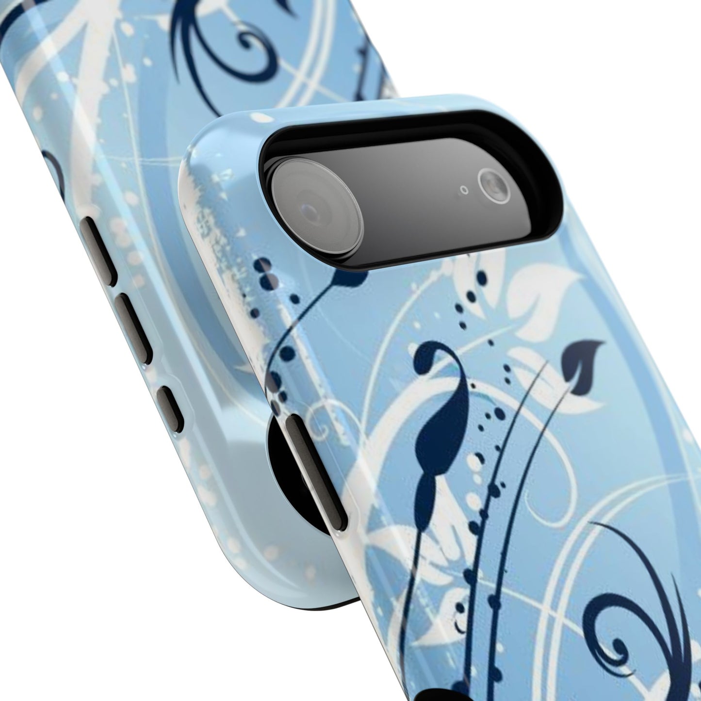 Bloom in Blue Tough iPhone Case