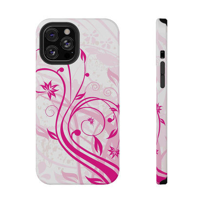 Flora Fuchsia Tough iPhone Case