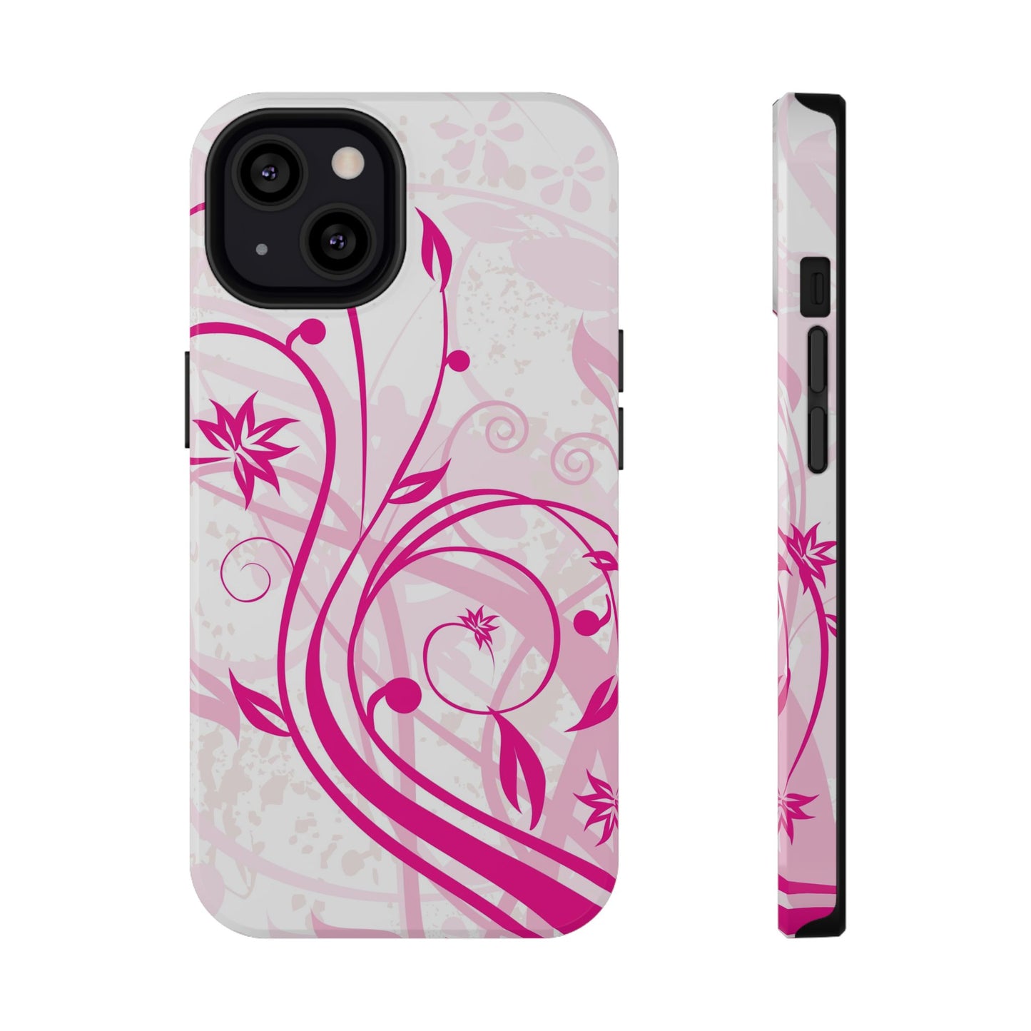 Flora Fuchsia Tough iPhone Case