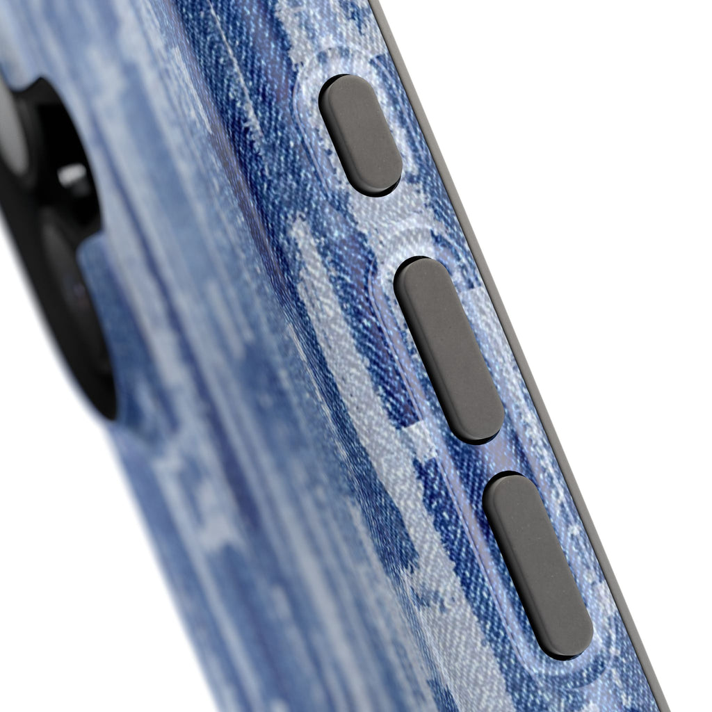 Blue Layers Tough iPhone Case