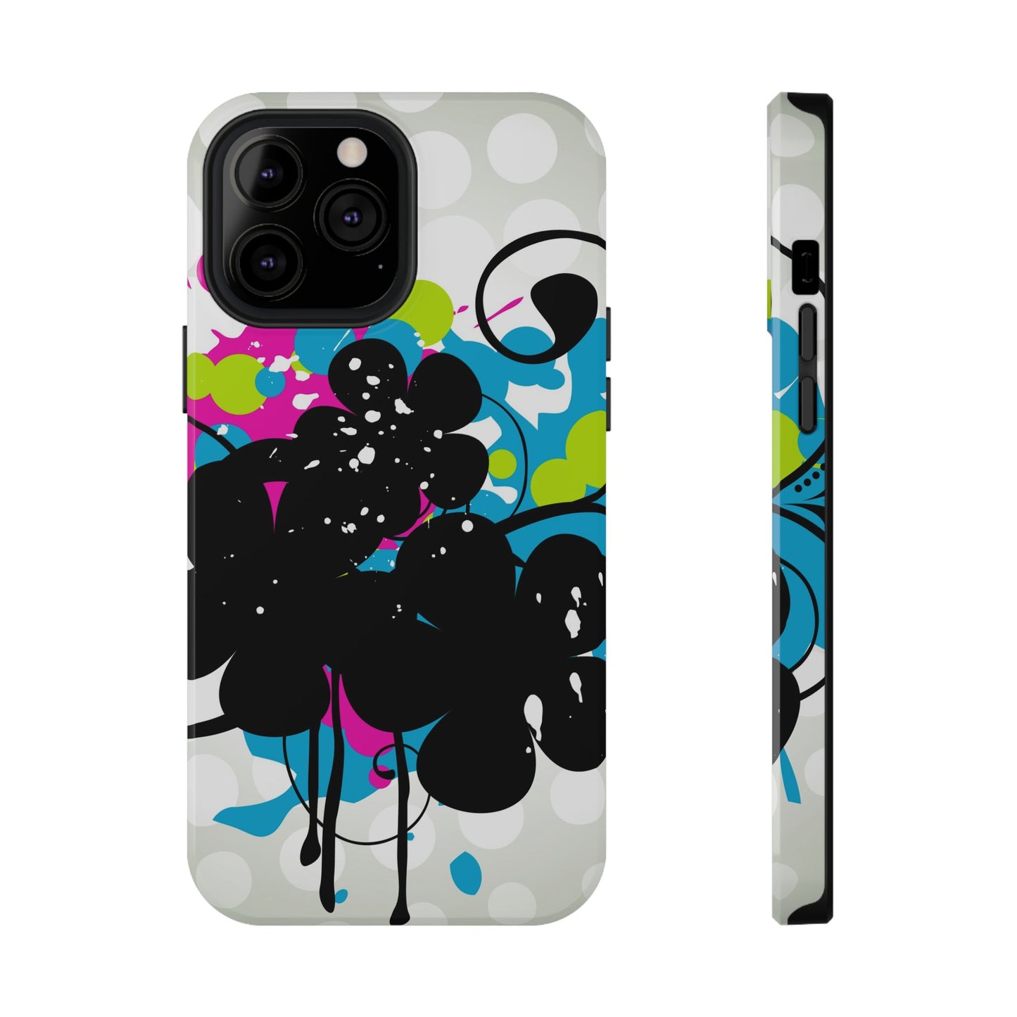 Electric Bloom Tough iPhone Case