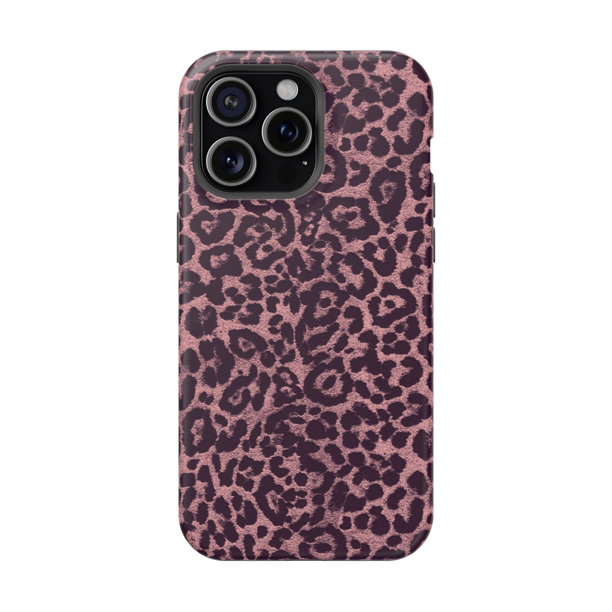 Purple Leopard MagSafe Tough iPhone Case