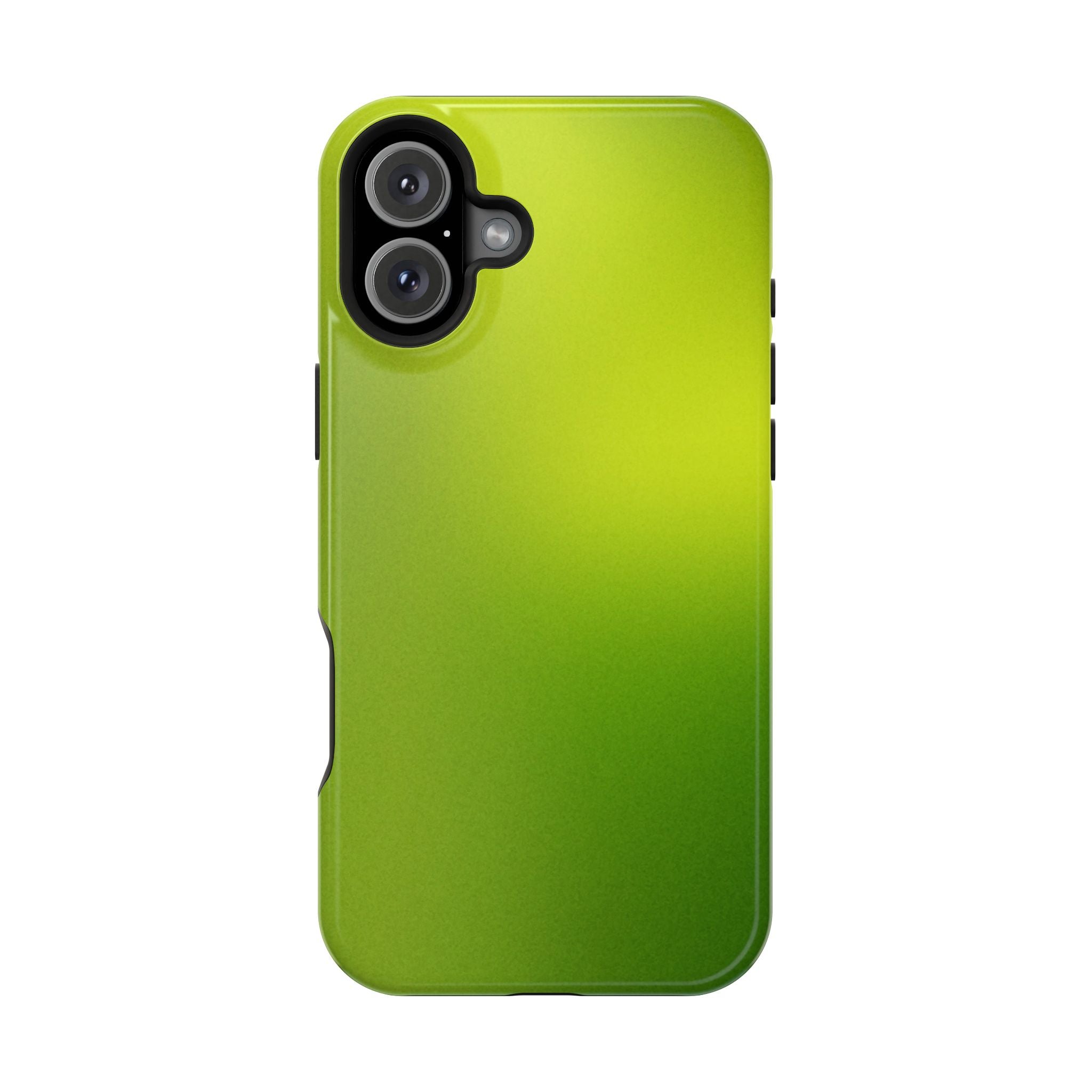 Lime Glow Tough iPhone Case
