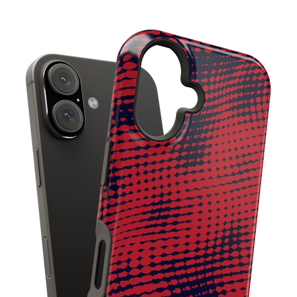 Red Static Tough iPhone Case