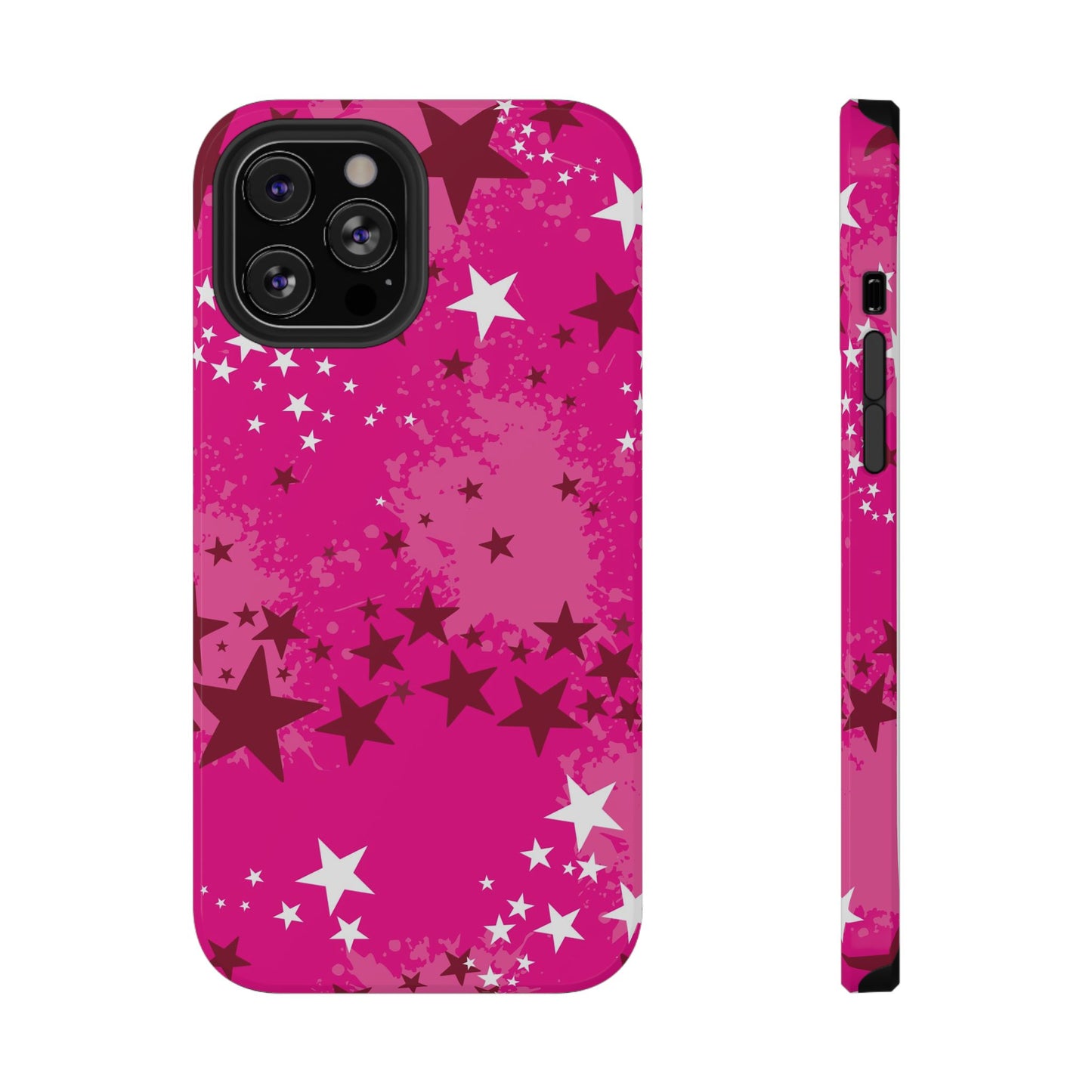 Pink Static Tough iPhone Case