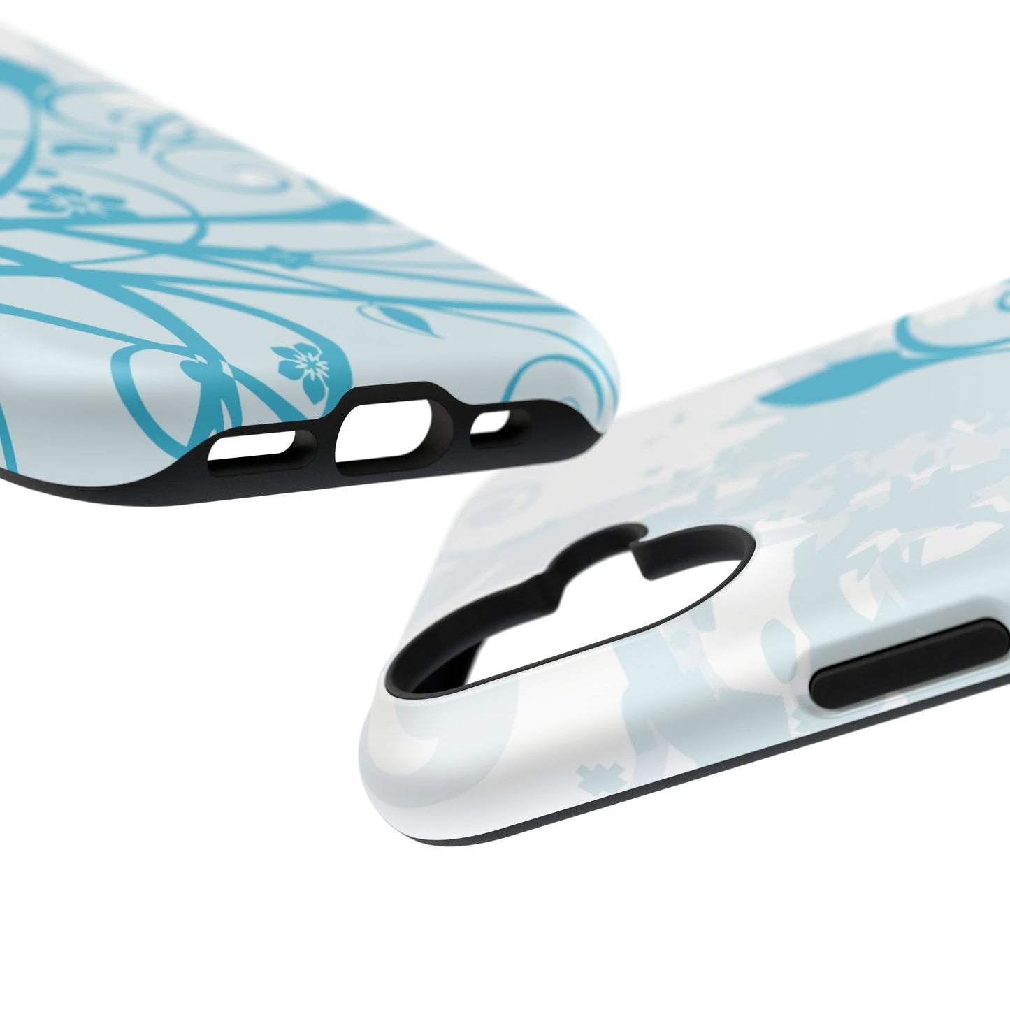 Blue Bloom Tough iPhone Case