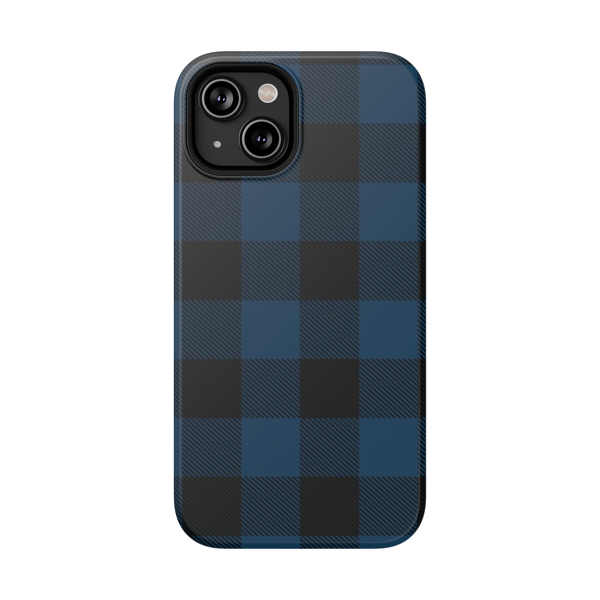 Blue Flannel Tough iPhone Case